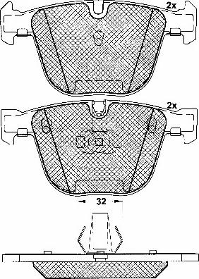 BSF 10900 - Bremsbelagsatz, Scheibenbremse alexcarstop-ersatzteile.com