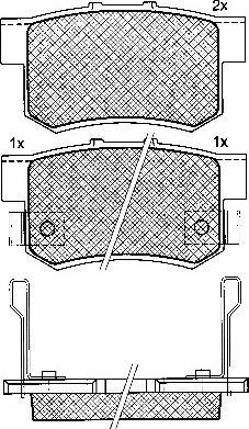 BSF 10915 - Bremsbelagsatz, Scheibenbremse alexcarstop-ersatzteile.com