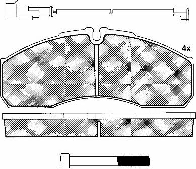 BSF 10939 - Bremsbelagsatz, Scheibenbremse alexcarstop-ersatzteile.com