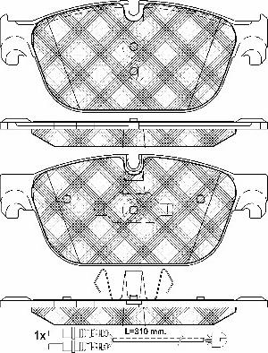 BSF 10974 - Bremsbelagsatz, Scheibenbremse alexcarstop-ersatzteile.com