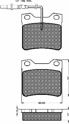 BSF 10493 - Bremsbelagsatz, Scheibenbremse alexcarstop-ersatzteile.com