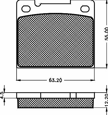 BSF 10442 - Bremsbelagsatz, Scheibenbremse alexcarstop-ersatzteile.com