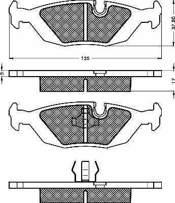 BSF 10459 - Bremsbelagsatz, Scheibenbremse alexcarstop-ersatzteile.com