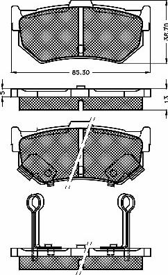 BSF 10464 - Bremsbelagsatz, Scheibenbremse alexcarstop-ersatzteile.com