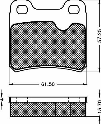 BSF 10486 - Bremsbelagsatz, Scheibenbremse alexcarstop-ersatzteile.com