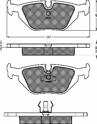 BSF 10483 - Bremsbelagsatz, Scheibenbremse alexcarstop-ersatzteile.com