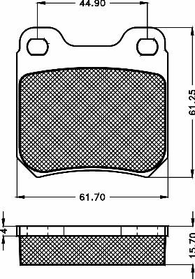 BSF 10473 - Bremsbelagsatz, Scheibenbremse alexcarstop-ersatzteile.com