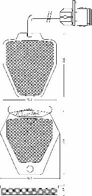 LUCAS 6111621 - Bremsbelagsatz, Scheibenbremse alexcarstop-ersatzteile.com