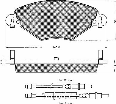 Valeo 670419 - Bremsbelagsatz, Scheibenbremse alexcarstop-ersatzteile.com