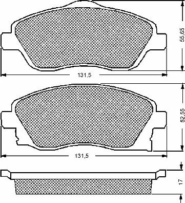 BSF 10674 - Bremsbelagsatz, Scheibenbremse alexcarstop-ersatzteile.com