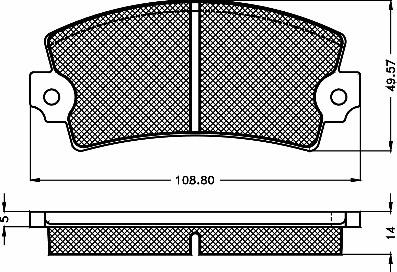 BSF 10119 - Bremsbelagsatz, Scheibenbremse alexcarstop-ersatzteile.com