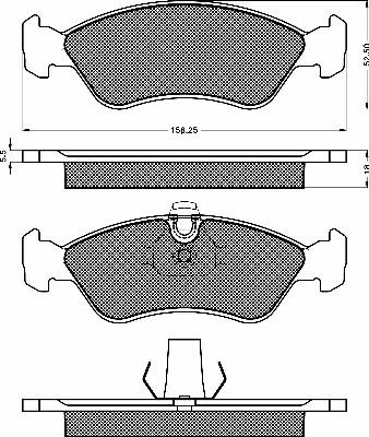 BSF 10139 - Bremsbelagsatz, Scheibenbremse alexcarstop-ersatzteile.com