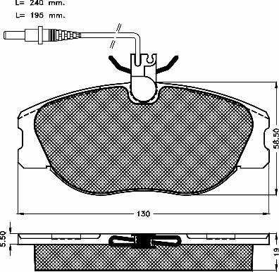 BSF 10133 - Bremsbelagsatz, Scheibenbremse alexcarstop-ersatzteile.com