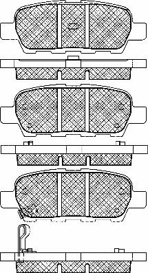 BSF 10883 - Bremsbelagsatz, Scheibenbremse alexcarstop-ersatzteile.com