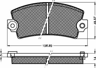 BSF 10323 - Bremsbelagsatz, Scheibenbremse alexcarstop-ersatzteile.com