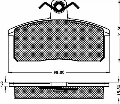 BSF 10264 - Bremsbelagsatz, Scheibenbremse alexcarstop-ersatzteile.com