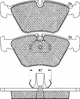 BSF 10791 - Bremsbelagsatz, Scheibenbremse alexcarstop-ersatzteile.com