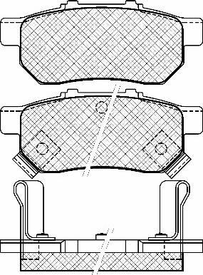 ATE 605731 - Bremsbelagsatz, Scheibenbremse alexcarstop-ersatzteile.com