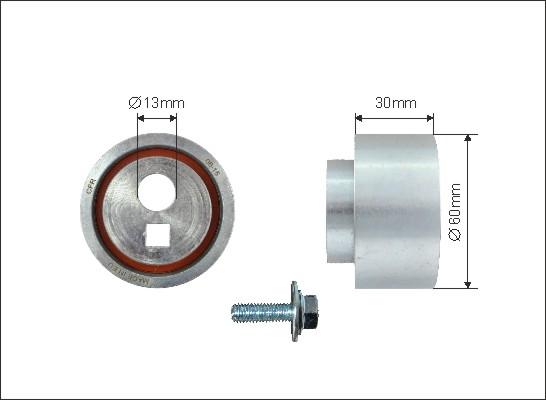 Caffaro 497-97 - Spannrolle, Zahnriemen alexcarstop-ersatzteile.com