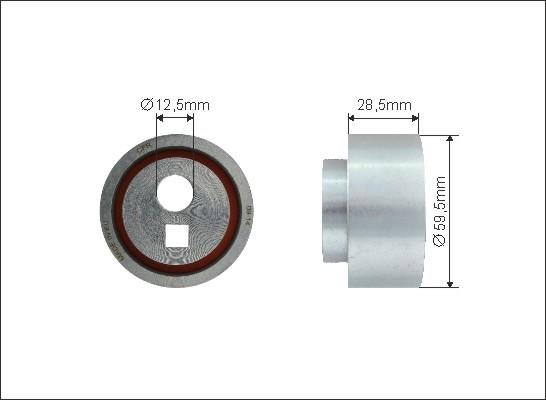 Caffaro 440-147 - Umlenk / Führungsrolle, Zahnriemen alexcarstop-ersatzteile.com