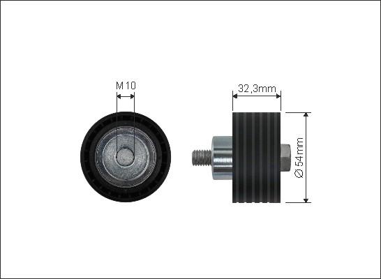 Caffaro 500218 - Umlenk / Führungsrolle, Zahnriemen alexcarstop-ersatzteile.com