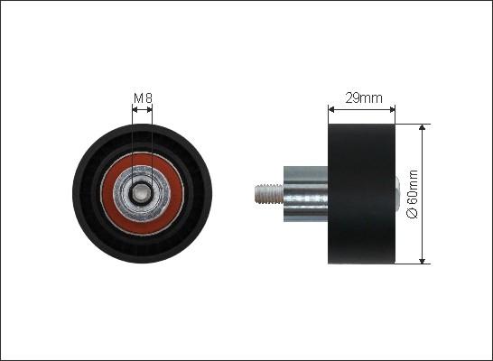 Caffaro 15-15 - Umlenk / Führungsrolle, Zahnriemen alexcarstop-ersatzteile.com