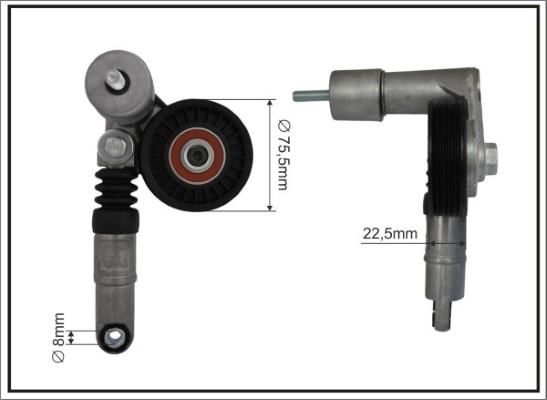 Caffaro 108222SP - Riemenspanner, Keilrippenriemen alexcarstop-ersatzteile.com