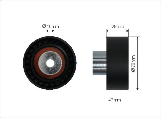 Caffaro 35-63 - Umlenk / Führungsrolle, Zahnriemen alexcarstop-ersatzteile.com