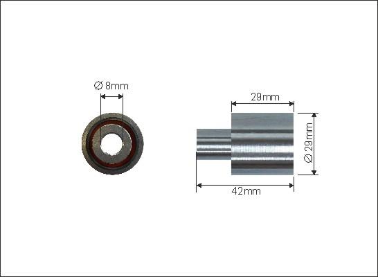 Caffaro 387-135 - Umlenk / Führungsrolle, Zahnriemen alexcarstop-ersatzteile.com