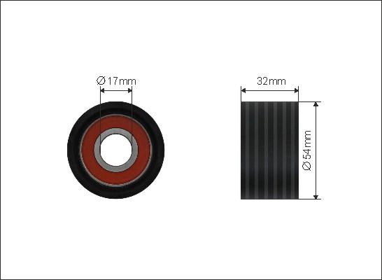 Caffaro 25-99 - Umlenk / Führungsrolle, Zahnriemen alexcarstop-ersatzteile.com