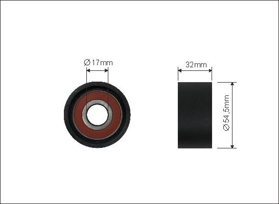 Caffaro 25-00 - Umlenk / Führungsrolle, Zahnriemen alexcarstop-ersatzteile.com