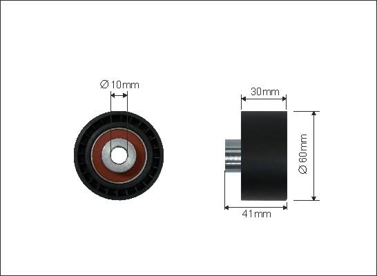 Caffaro 23-57 - Umlenk / Führungsrolle, Zahnriemen alexcarstop-ersatzteile.com