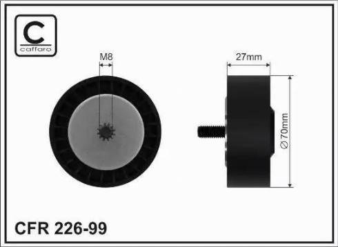 Maxgear 55051MG - Umlenk / Führungsrolle, Keilrippenriemen alexcarstop-ersatzteile.com