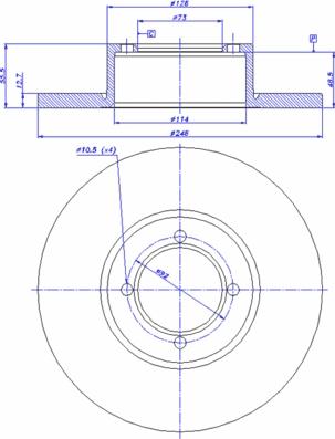 CAR 142.501 - Bremsscheibe alexcarstop-ersatzteile.com