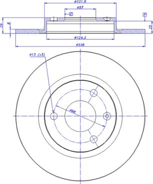 CAR 142.141 - Bremsscheibe alexcarstop-ersatzteile.com