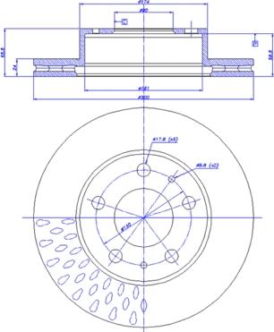 Eurobrake 5815201935 - Bremsscheibe alexcarstop-ersatzteile.com