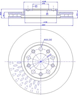 CAR 142.1653 - Bremsscheibe alexcarstop-ersatzteile.com