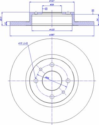 CAR 142.168 - Bremsscheibe alexcarstop-ersatzteile.com