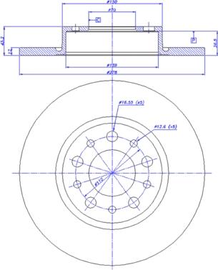 CAR 142.1091 - Bremsscheibe alexcarstop-ersatzteile.com