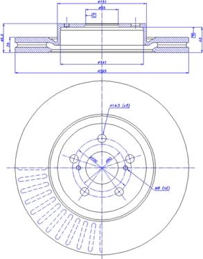 CAR 142.1256 - Bremsscheibe alexcarstop-ersatzteile.com