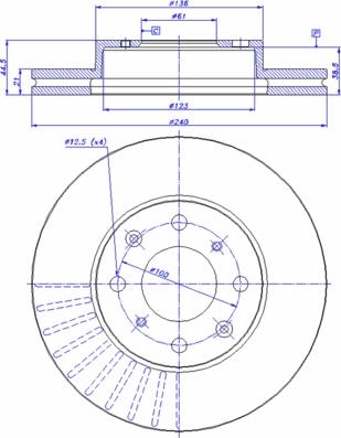 Mapco 15521 - Bremsscheibe alexcarstop-ersatzteile.com