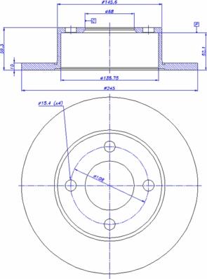 Wagner WGR0128-1 - Bremsscheibe alexcarstop-ersatzteile.com