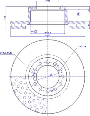 CAR 150.470 - Bremsscheibe alexcarstop-ersatzteile.com