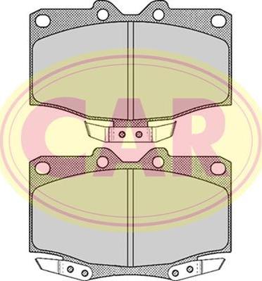 CAR PNT515 - Bremsbelagsatz, Scheibenbremse alexcarstop-ersatzteile.com