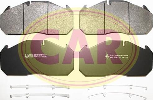 CAR PNT2511 - Bremsbelagsatz, Scheibenbremse alexcarstop-ersatzteile.com