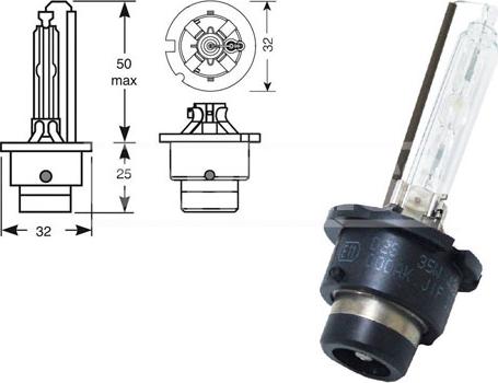 Carpriss 70721103 - Glühlampe, Hauptscheinwerfer alexcarstop-ersatzteile.com