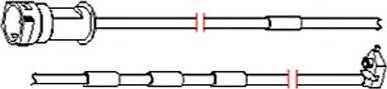 Carrab Brake Parts 8123 - Warnkontakt, Bremsbelagverschleiß alexcarstop-ersatzteile.com