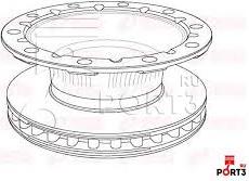 Orex 845008 - Bremsscheibe alexcarstop-ersatzteile.com