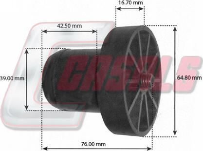 Casals 7709 - Anschlagpuffer, Fahrerhaus alexcarstop-ersatzteile.com