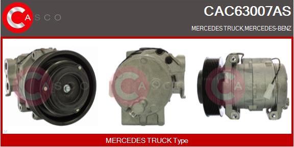 Casco CAC63007AS - Kompressor, Klimaanlage alexcarstop-ersatzteile.com